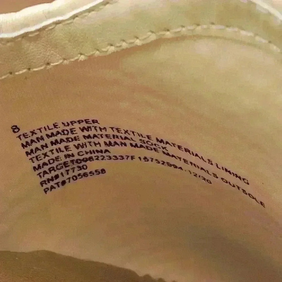 New W/O Tag Universal Thread Women's Beige & Violet Mules Memory Foam Size 8 - Picture 8 of 8